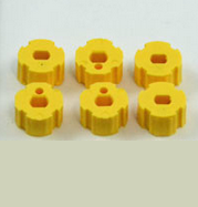 DIAL INSERT YELLOW  6PK PER EA - 